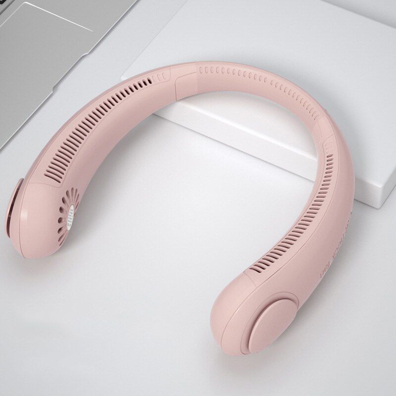 New Xiaomi Mini Neck Fan Portable Bladeless Fan USB Rechargeable Leafless Hanging Fans Air Cooler Cooling Wearable Neckband Fans
