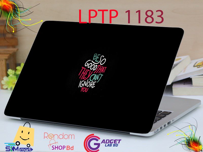 LPTP - 1183 BE SO GOOD Laptop Sticker Laptop Skin Sticker & Laptop Skin for laptop Back Side Decoration - Laptop Sticker