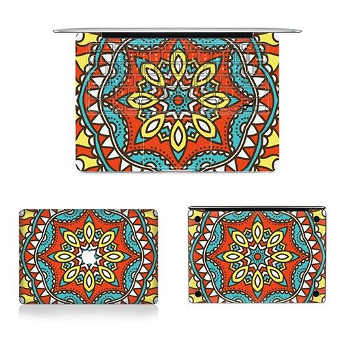 Folk Style Full Body Vinyl Skin Cover Protector Sticker For Macbook Air Pro Retina 12" 15" 13.3"A1932 A2189 Pro16 A2141 A1342