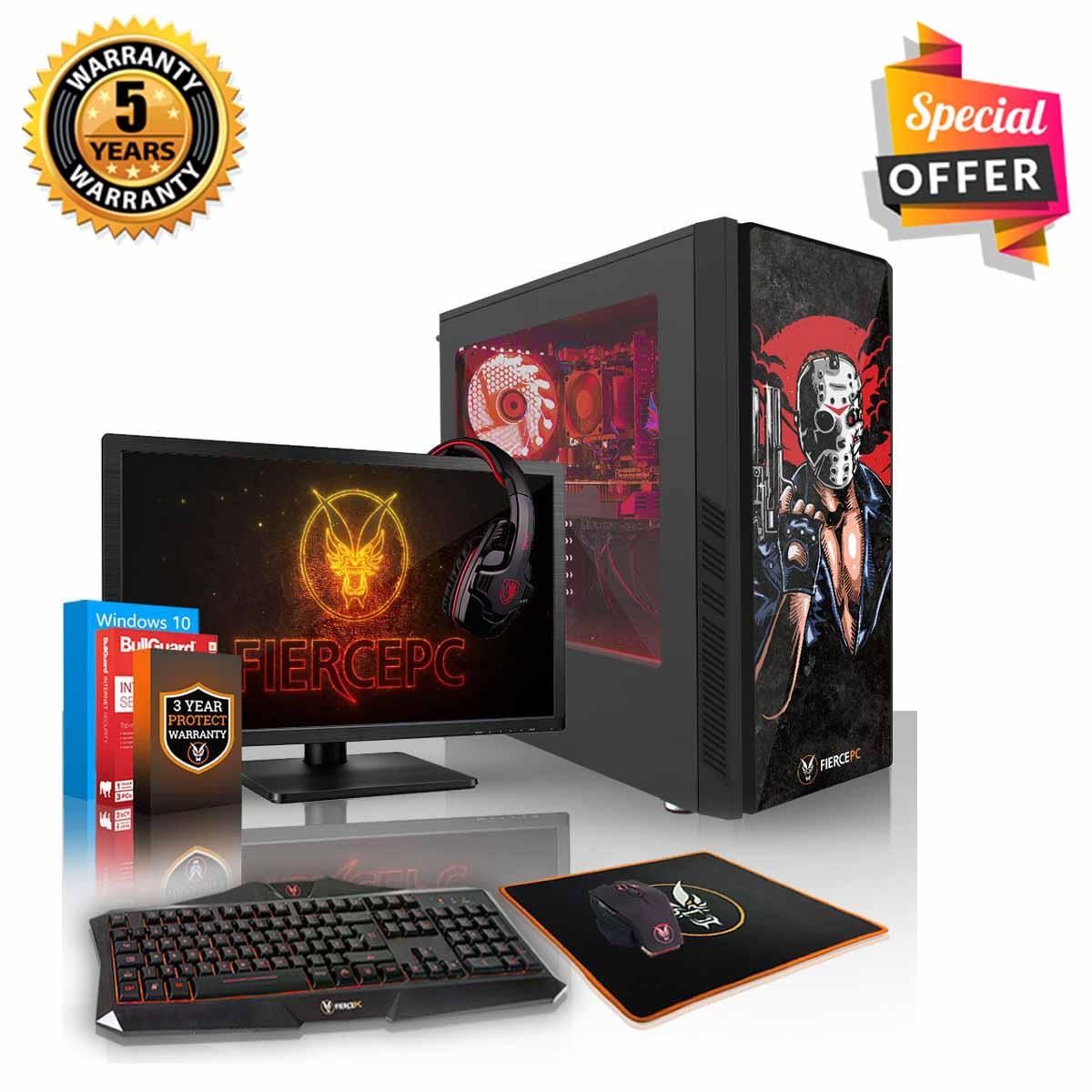 Intel® Core i3 RAM 4GB HDD 500GB Graphics 2GB Built in and Monitor 17" PC Windows 10 64 Bit NEW Desktop Computer 2021 (null)