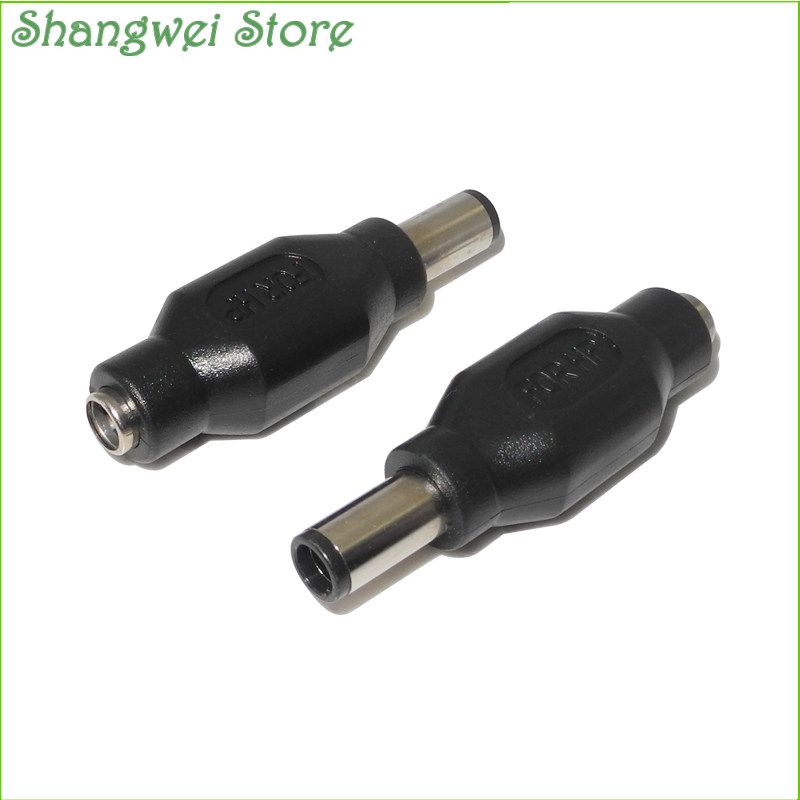 DC Power Adapter Connector 7.4x5.0mm Male Plug to 5.5x2.1mm Female Jack Converter for HP Laptop Notebook Computer PC