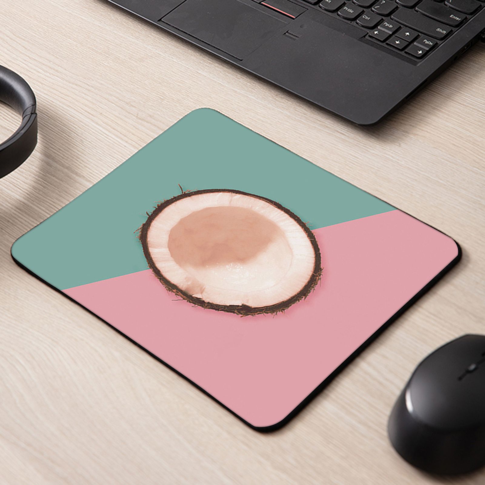 Farfi Mouse Pad Wear-resistant Fruit Vegetable Pattern Desk Gaming Mousepad Wrist Rest