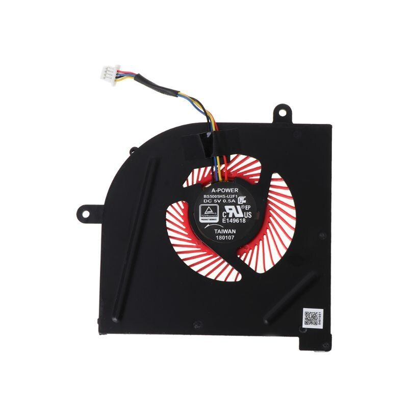 1 Pc Laptop GPU CPU Cooling Fan for MSI GS63VR GS63 GS73 GS73VR MS-17B1 Stealth Pro CPU BS5005HS-U2F1 GPU BS5005HS-U2L1 Cooler