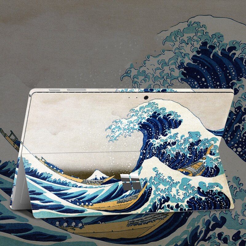 Anti-Scratch Pattern Back Film For Microsoft Surface Pro 7 6 5 4 3 Go Cover Case For Surface Pro Protective Sleeve Shell