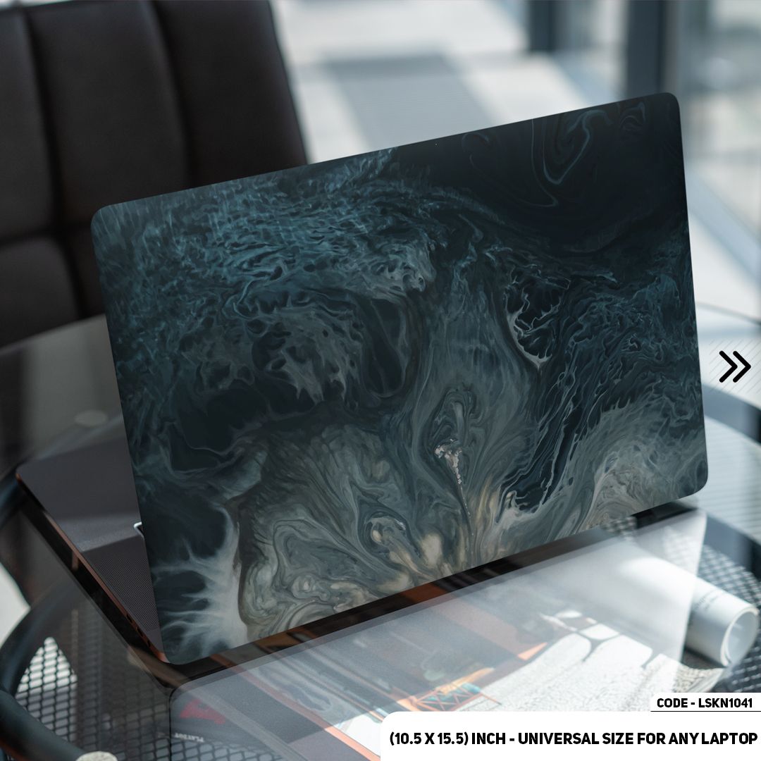 LSKN1041 - Blue Marble Texture Laptop Skin Decal Sticker For Any Kind of Laptop Waterproof Removable Laptop Sticker (10.5X15.5) - Handy Commodity