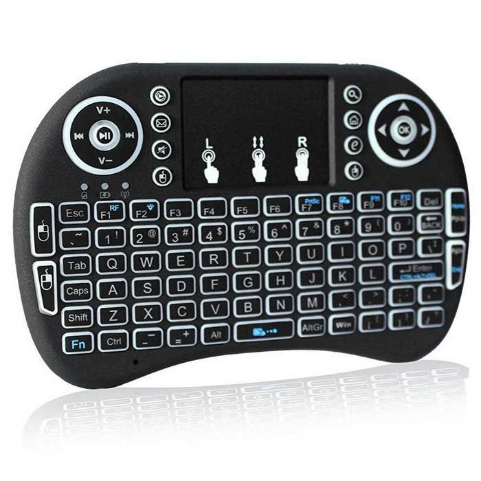 Backlit Mini Keyboard With Touchpad Mouse-3 Colour Changable-Gaming Keyboard Wireless Keyboard With Mouse Wireless Mouse Keyboard Combo