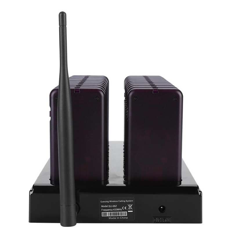 Wireless Restaurant System 20 Coaster Pager Guest Keypad Calling Paging Queue