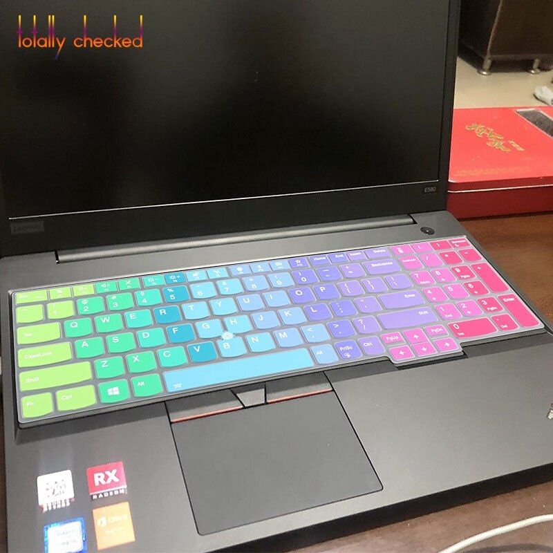 15.6 inch laptop keyboard Silicone Protective Keyboard Cover For Lenovo ThinkPad E15 T590 E590 E580 T580 P52 P51s P52s P53 P73