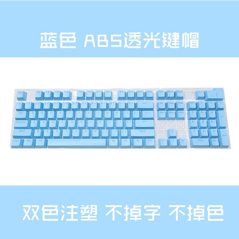 ABS Transparent 109 Key Cap Korean Japanese Hot Sublimation Keycaps For MX Switch Mechanical Keyboard Keycaps