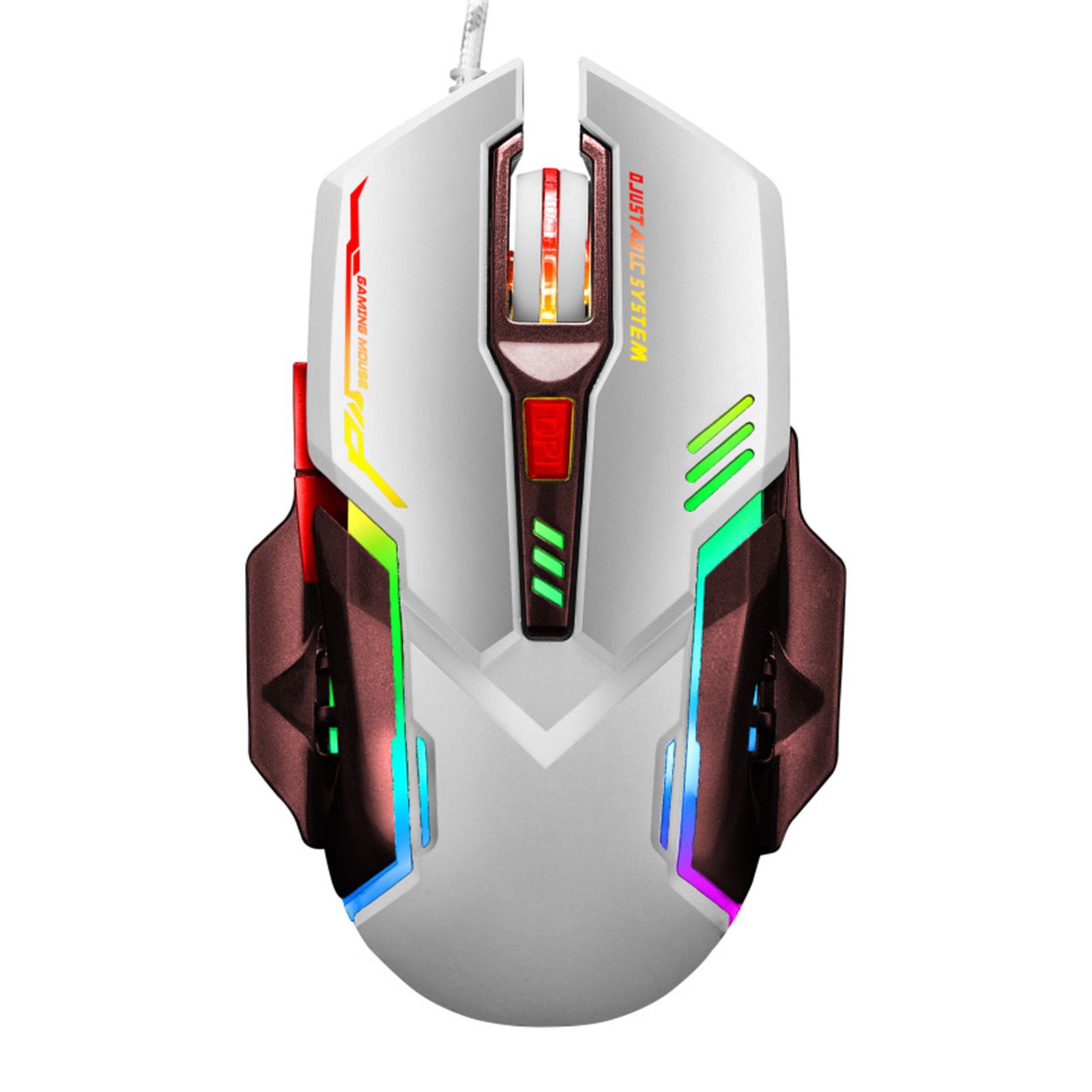 G402 Gaming Mouse Wired Luminous Mini Portable Wired Mouse for Travel