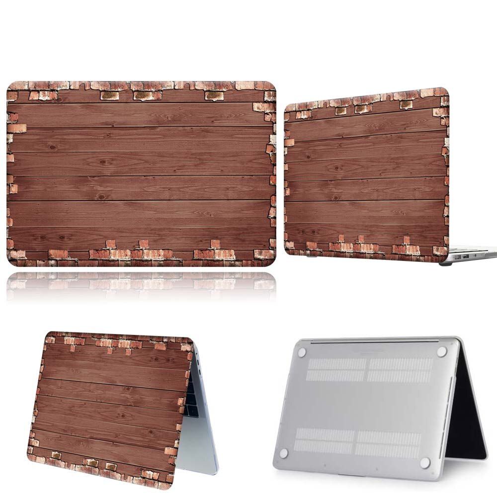 Lightweight for Apple MacBook Air Pro Retina 11 / 12 / 13 / 15 Inch Laptop Scratch Resistant Foldable Hard Shell Cover Case