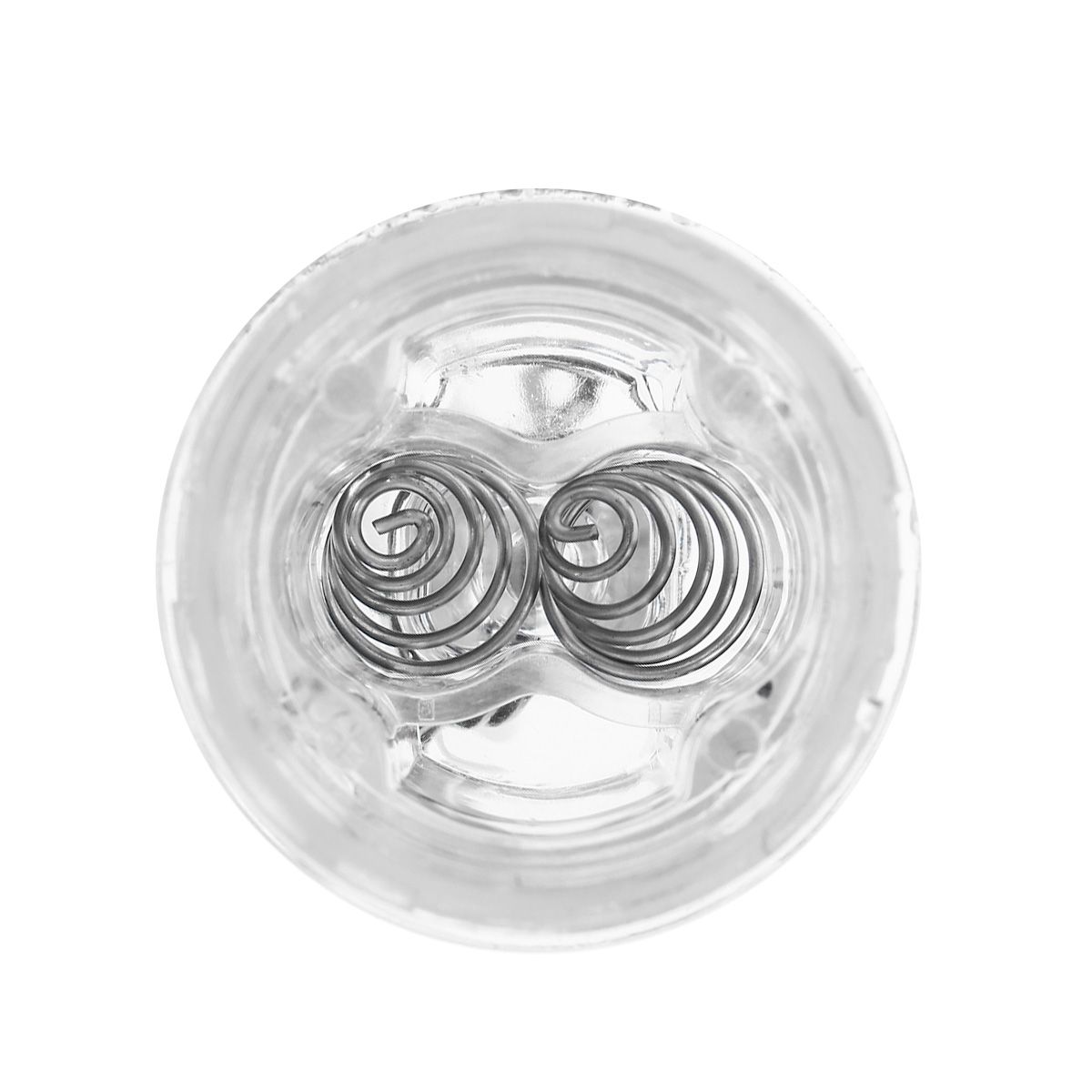 Round flashing Mode Deep water Computers fish lamp LED  Flash lamp  Fish trap  Fish feeder  Fishing lights 2 AA batteries not included Green Blue Colorful  - Blue light