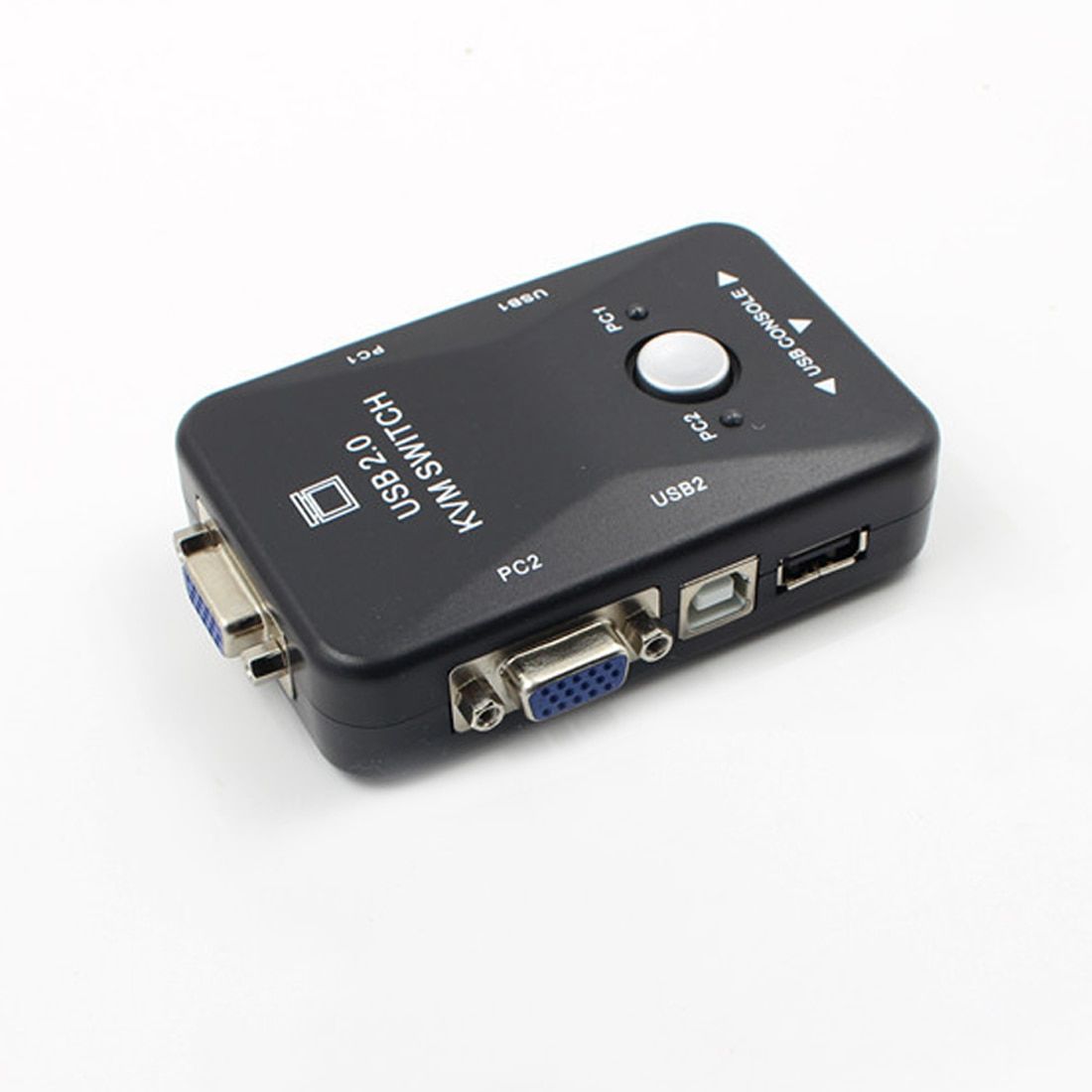 centechia Newest USB 2.0 KVM Switch Switcher 1920*1080 3 Port VGA SVGA Switch Splitter Box for Keyboard Mouse Monitor Adapter