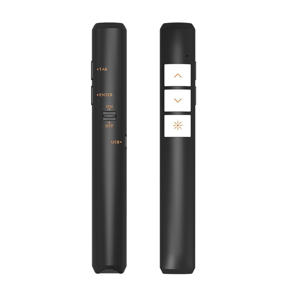 PP932 Wireless Presenter PPT Flip Pen Present Remote Controller Rechargeable 50m Slide Advancer Laser Pointer for School Buisness Meeting Presentaion