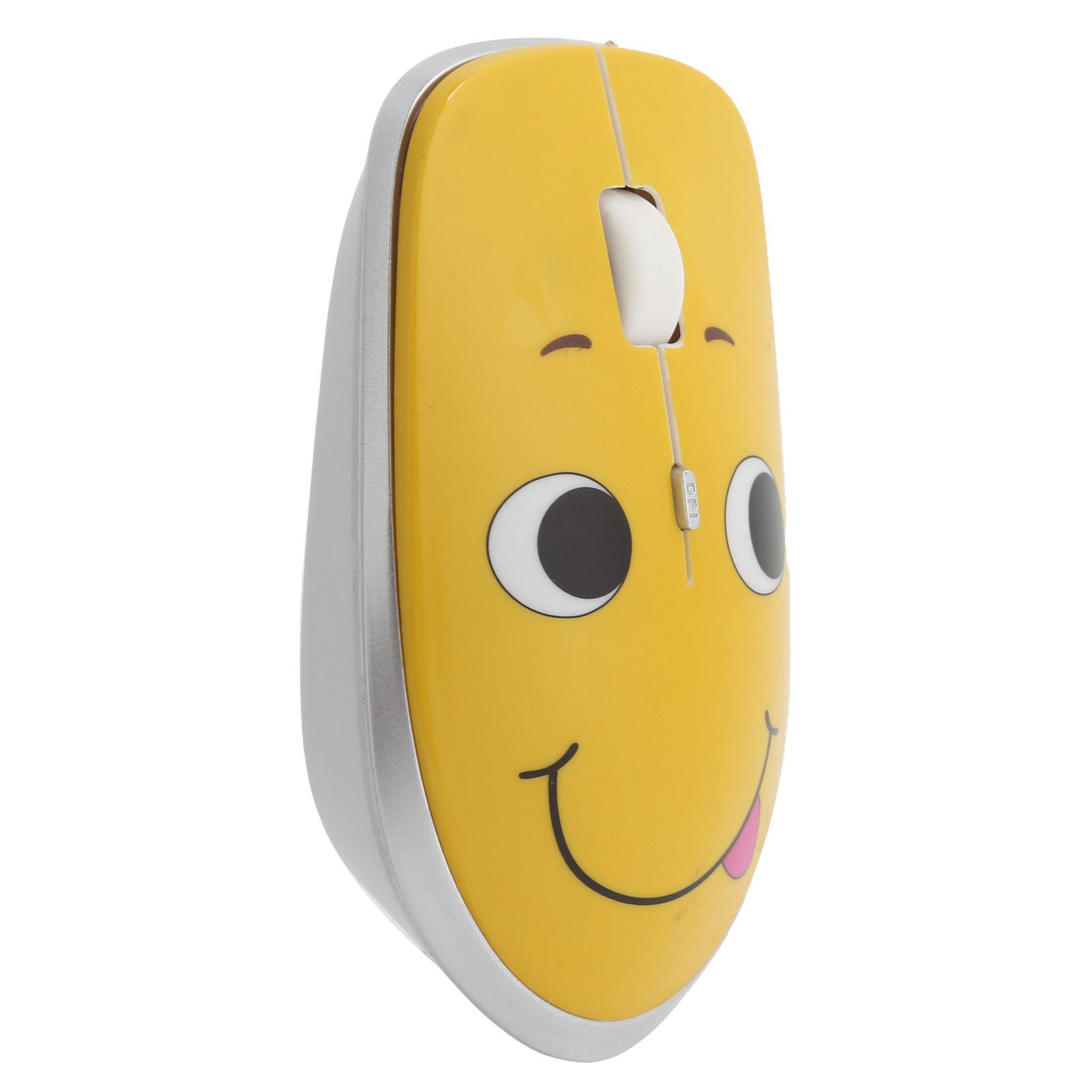 Sala Meng Wireless Mouse Cartoon Pattern Optical 3‑Speed DPI Adjustable Computer Device with Receiver