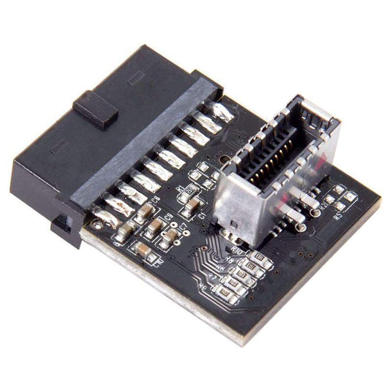 USB 3.1 Front Panel Female to USB 3.0 20-Pin Header Male Extension Adapter for Motherboard Card with USB3.0 Port