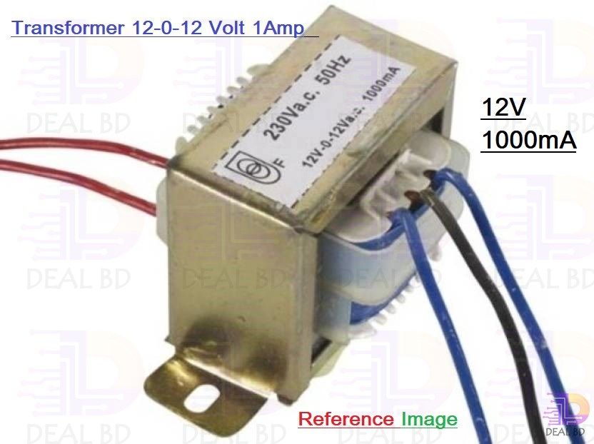 12V 1A Transformer 12-0-12v 1Amp Input AC 220V 50Hz Output DC 12 Volt 1A Step Down Transformers For Power Supplies Electronic Project DIY