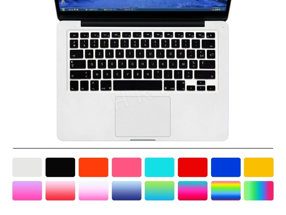 Keyboard Cover Skin Cover Protective Film Silicone Usa Us Enter Azerty French For Apple Macbook Pro Air Retina 13 15 17