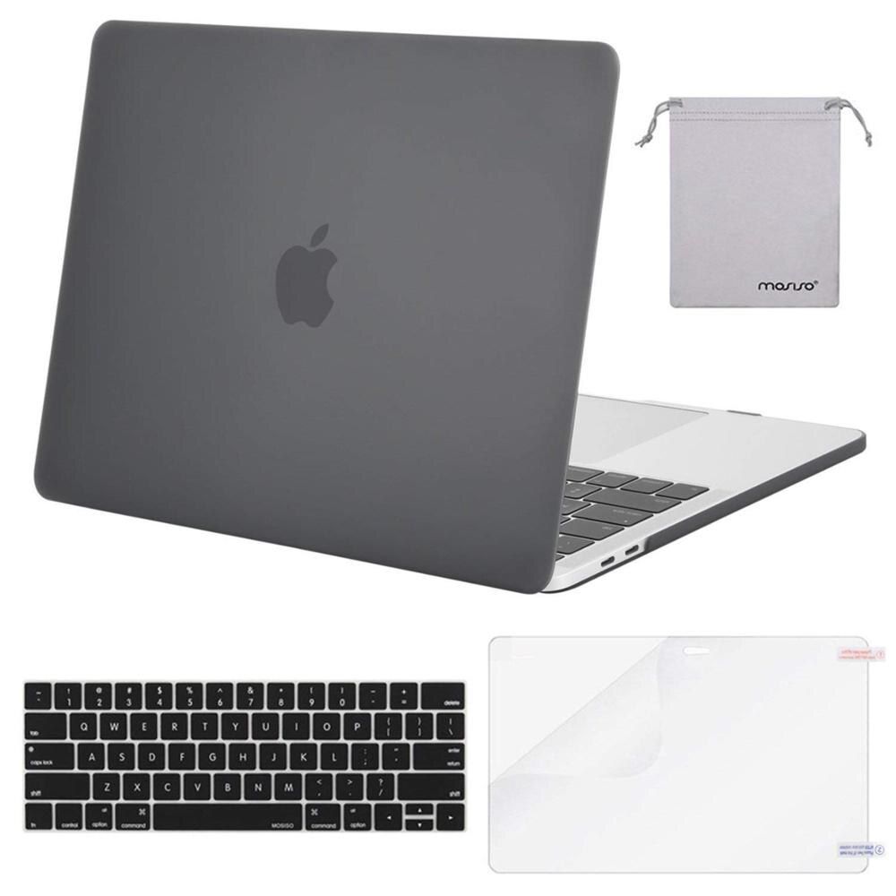 MOSISO Matte Crystal Plastic Hard Case Cover for Macbook Pro 13 15 Retina Model A1502 A1425 A1398  Air 13 A1932 Laptop Bag