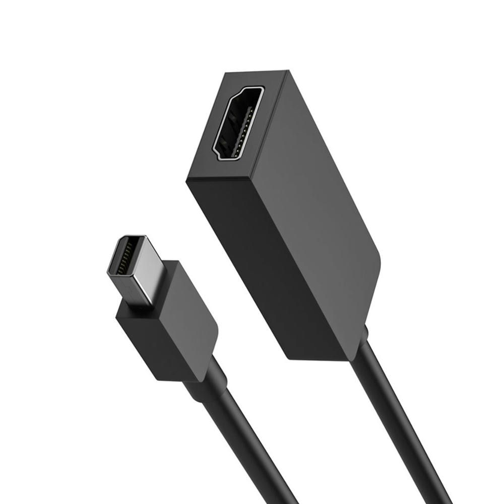 Active Mini DisplayPort to HDMI-compatible HD 2.0 4K 60Hz adapter cable for Microsoft Surface Pro 6/4/3 Surface Book White