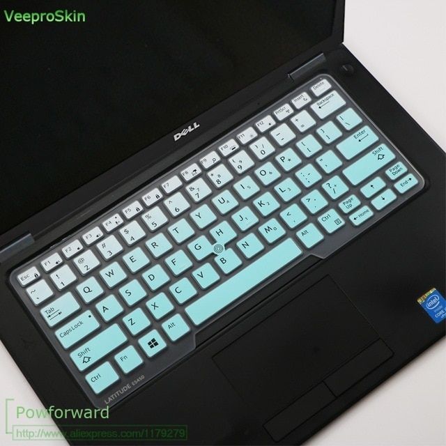Laptop Notgebook Keyboard Cover  Protector Skin for 14" Dell Latitude E7450 E7470 E5470 E7480 5480 5490 7490 (Without Pointing)