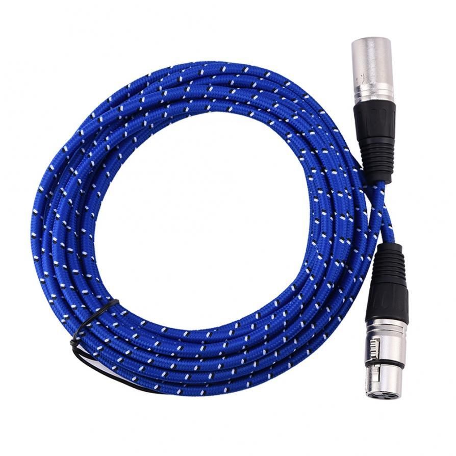 1-20M 3 Pin Male to Female XLR Microphone Stereo Audio Extension Cable LOT ES