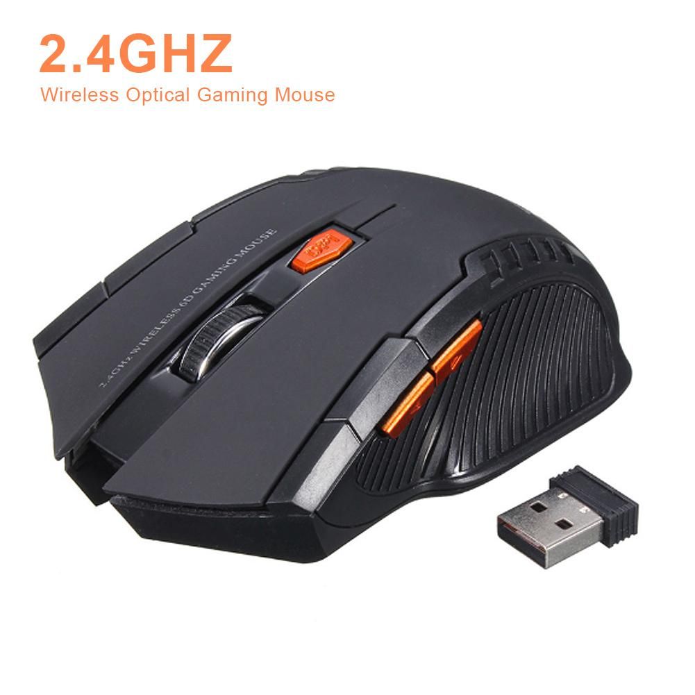 2.4GHz Wireless Mouse New Game Optical Mice with USB Receiver for PC Laptops