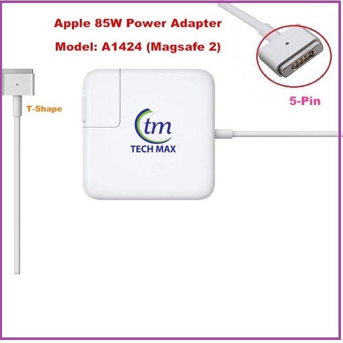 Apple_MacBook 85W MagSafe_2  T-type Connector Power Adapter A1424 20V4.24A (for Mac Book Pro Retina display)