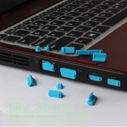 for lenovo toshiba MSI HP asus dell acer Colorful Silicone PortPlugs Dust Plug for PC lapto PC computer Ports from Dirt Dust