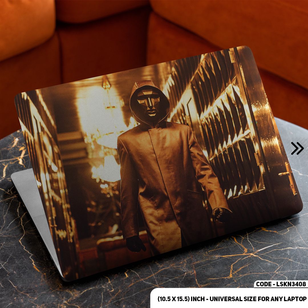 LSKN3408 - Squid Game Main Character Laptop Skin Decal Sticker For Any Kind of Laptop Waterproof Removable Laptop Sticker (10.5X15.5) - Handy Commodity