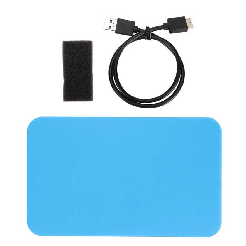 2.5" Hard Drive Enclosure SATA Serial Port Mobile Disk to USB 3.0 Tool Free External Case for Windows XP/2000/7/8/10/for