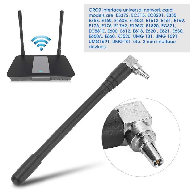 Wireless Antenna External Portable Routing 4pcs Black Home Office for Routers