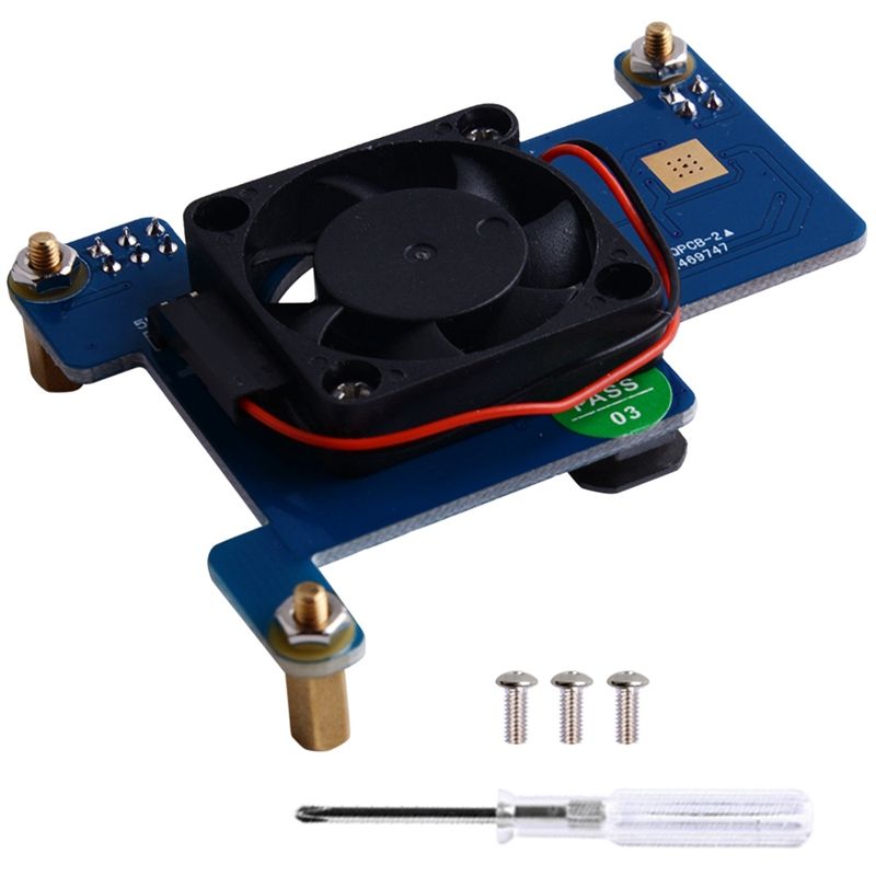 Suitable for Raspberry Pi 4B/3B+/3B POE Cooling Fan Power over Ethernet Module Expansion d