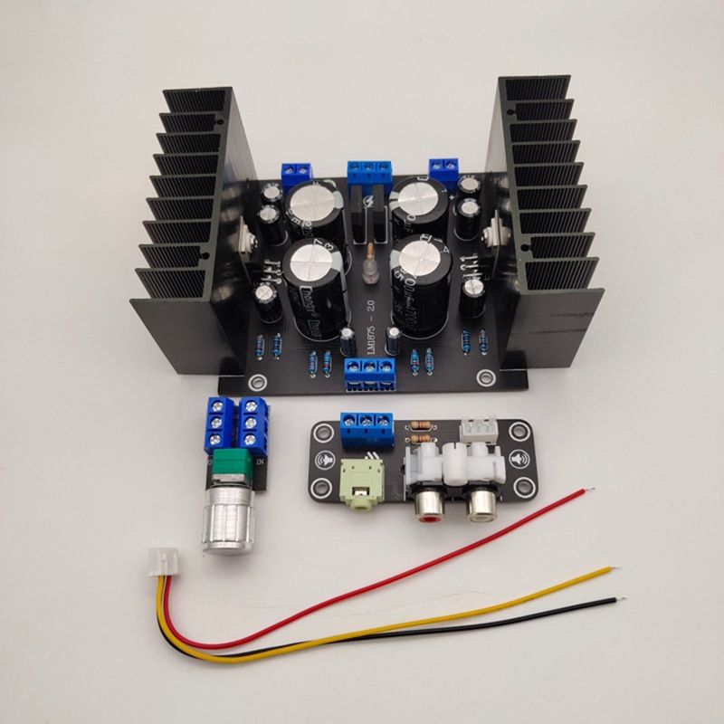 LM1875 Power Amplifier Board Dual Channel 2.0 2X30W Stereo Pure Power Amplifier Board DIY Speaker High Power Module