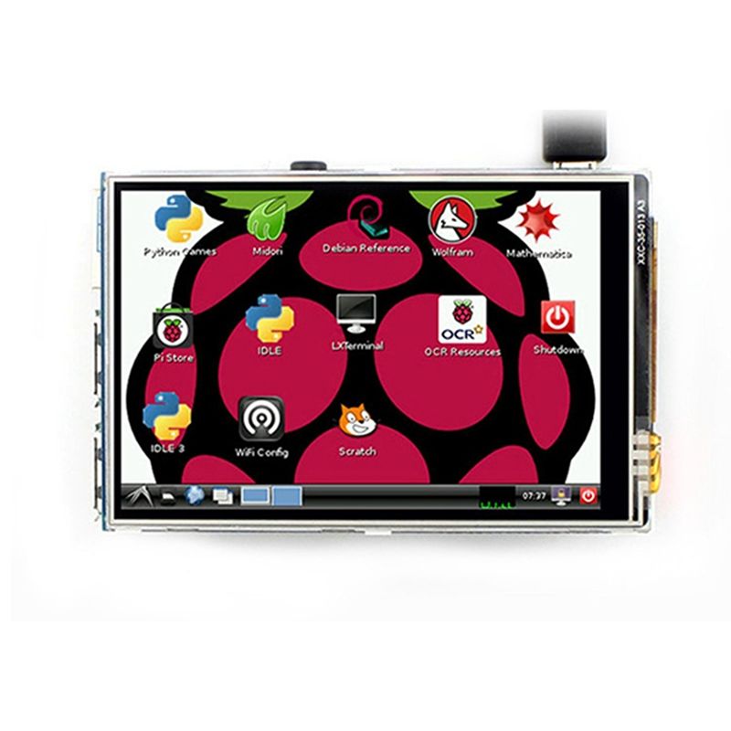 Raspberry pi 2 মডেল b & rpi b + raspberry pi 3 এর জন্য raspberry pi 3.5 ইঞ্চি TFT, LCD মডিউল