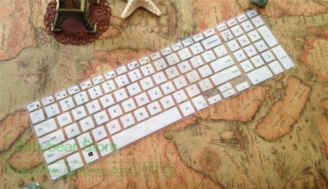 15.6 Silicone Keyboard Protector Cover Skin for Acer Aspire  E5-511G E15 ES1-512 VN7-791G extensa 2508 ES1-531 EX2519 EK-571G