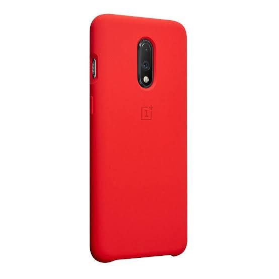 Official Red Silicone Case For one plus 7