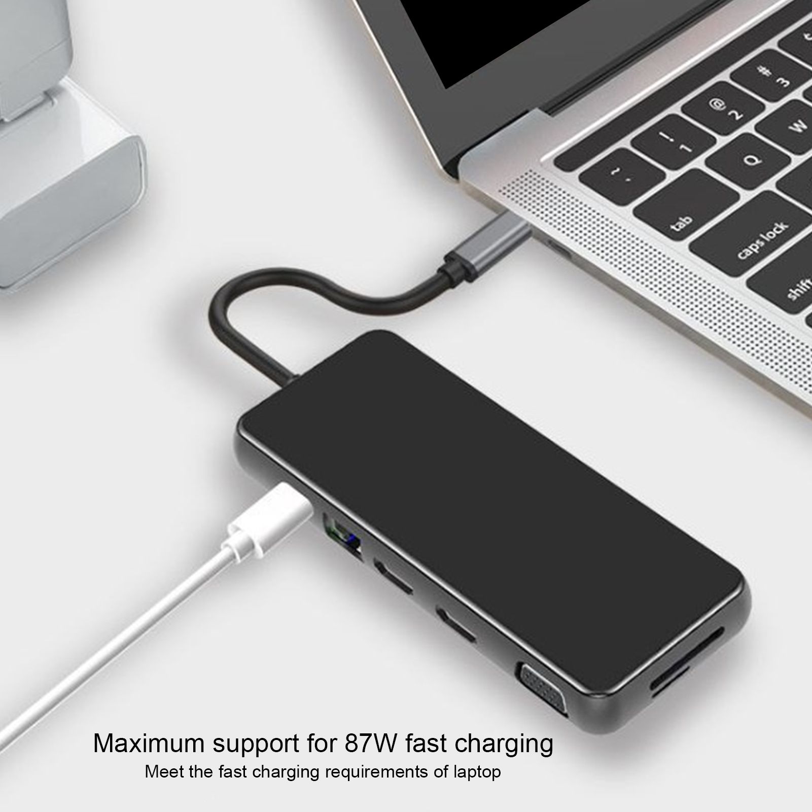 Docking Station 12 in 1 Type‑C 3.0 to Dual HDMI MST Triple Display Adapter