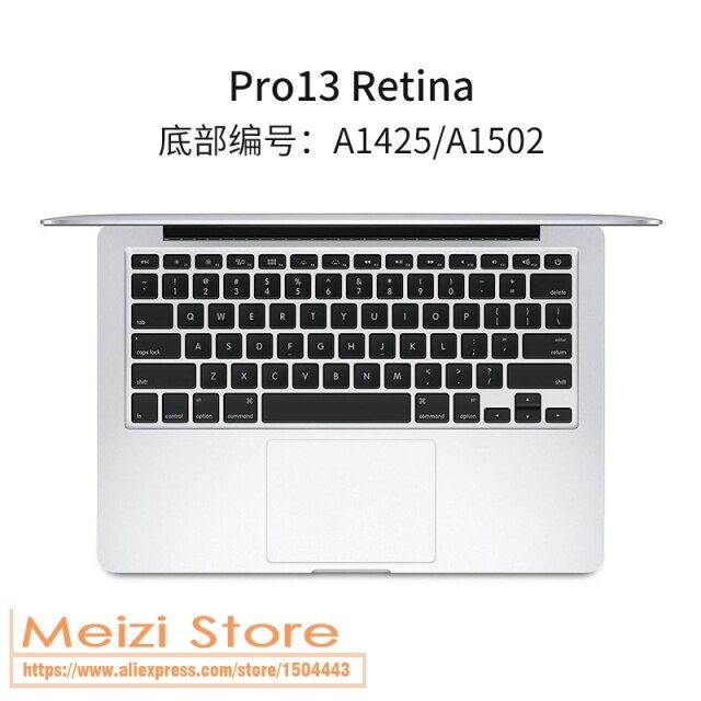 For Apple macbook Air Pro with Retina 11 12 13 15 17 Touch Bar 13.3 15.4  2020  2020  2020  2020 TPU Keyboard Cover Skin Protector