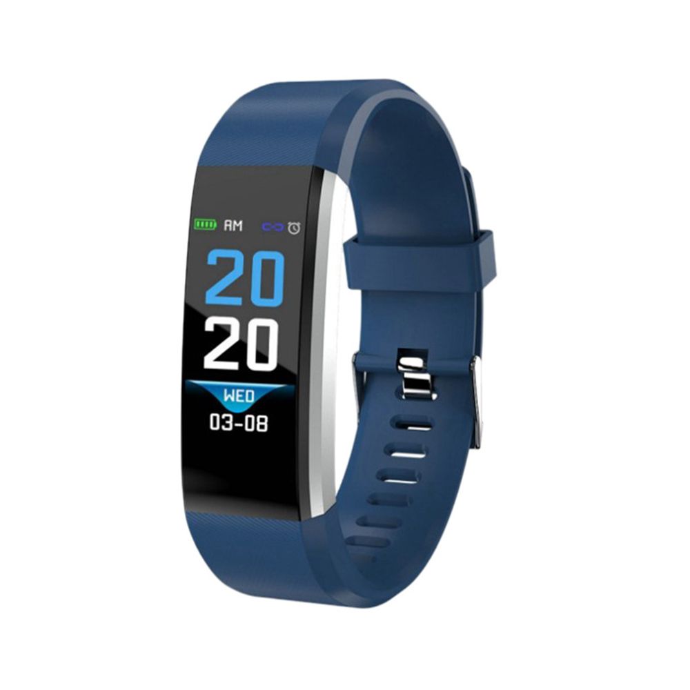 0.96-inch Touchscreen Smart Bracelet Sports Watch Waterproof Support Movement Track Heart Rate Blood Oxygen Monitor Information Push Green