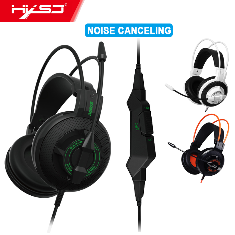 HXSJ G925 Wired Earphone Headphone 3.5mm Gaming Headset for PC Laptop Phone Over Ear with Mic Earphone Headphones for Laptop PC Computer Desktop
