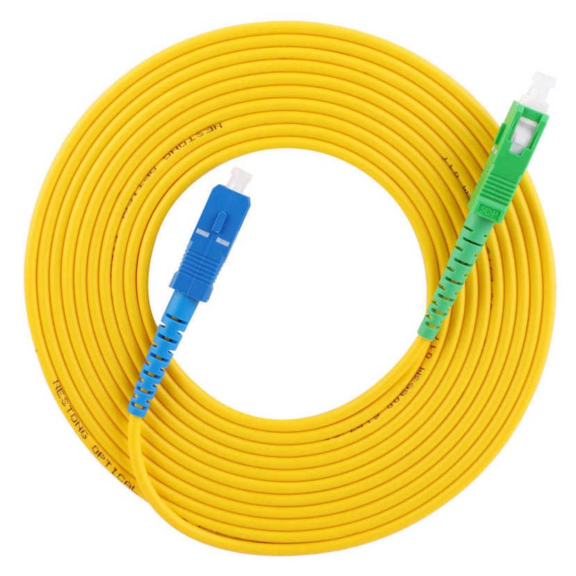 Single-Mode Jumper High Quality PVC SC/APC-SC/UPC Netrorking Cables 10 Meters Length