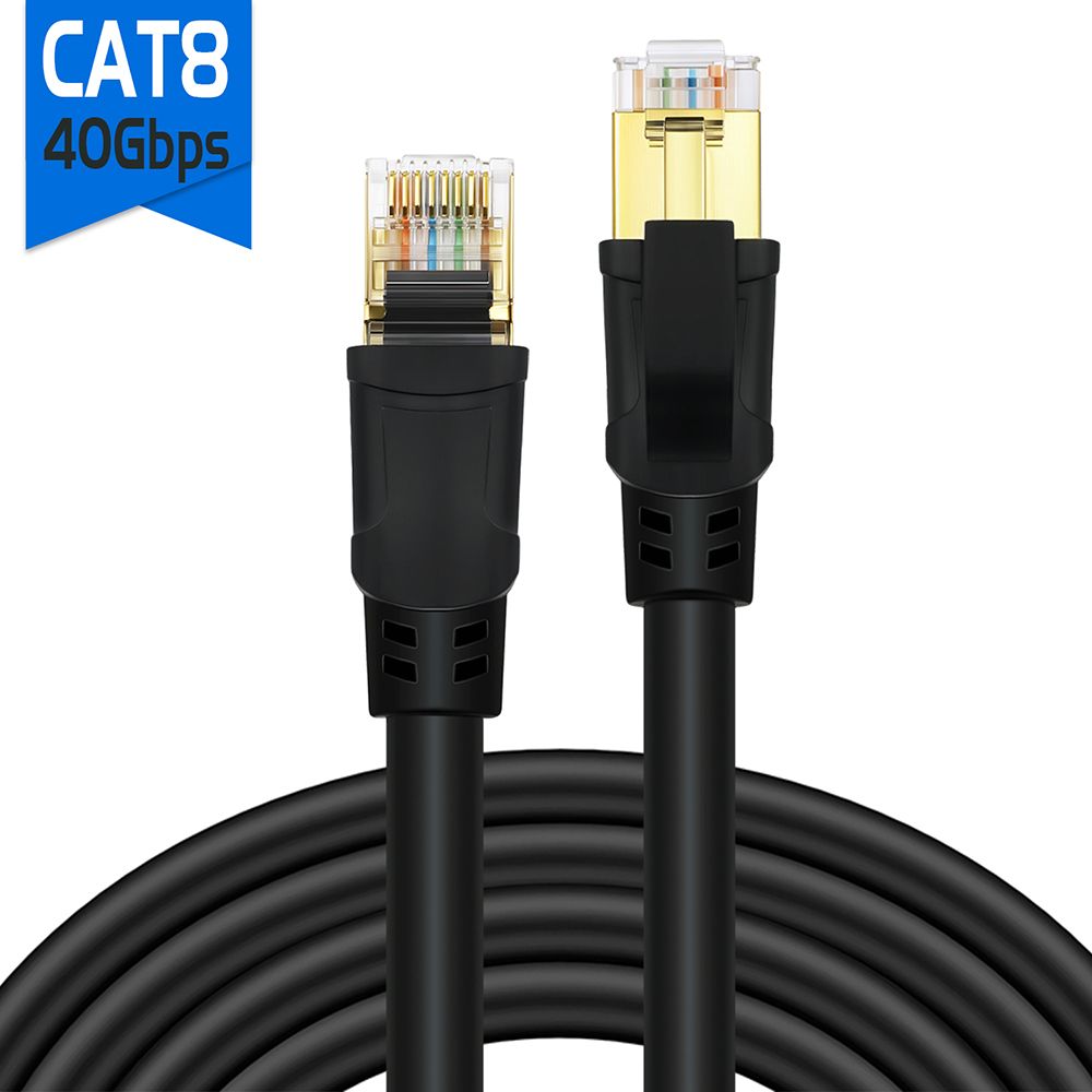 2000MHz 40Gbps Fast Transmission Stability CAT8 Pure Copper Laptop Network Cable