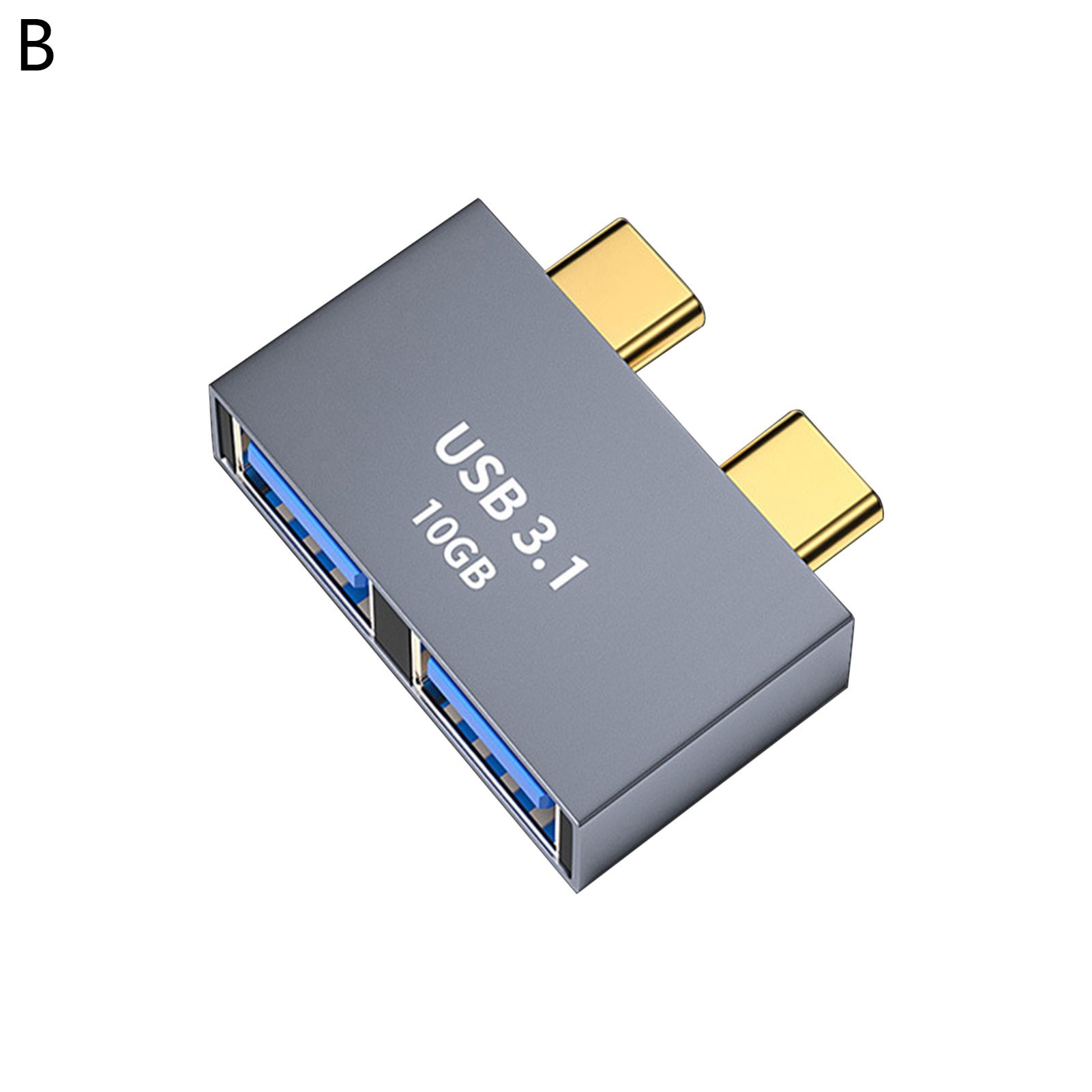 Charging Extension Adapter Stable Dual Type-C Charging Extension Converter