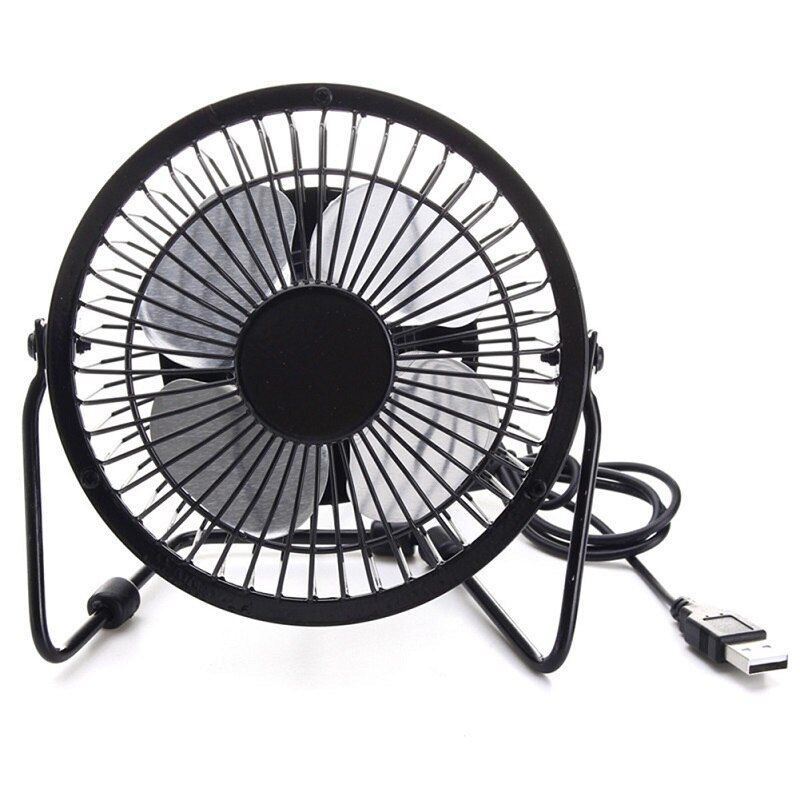 Airmsen 5W 4inch Mini USB Table Silent Fan Home Office Personal Fan Portable Fan Summer 360 Rotating Cooling Fan New 2021