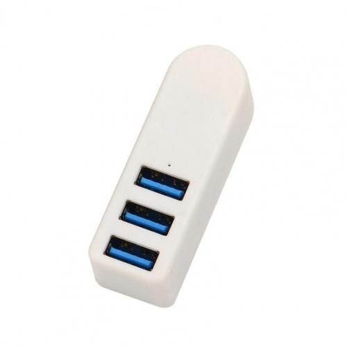 Aluminum Alloy Rotatable 4 Ports USB3.0 Hub High Speed Splitter for PC Laptop