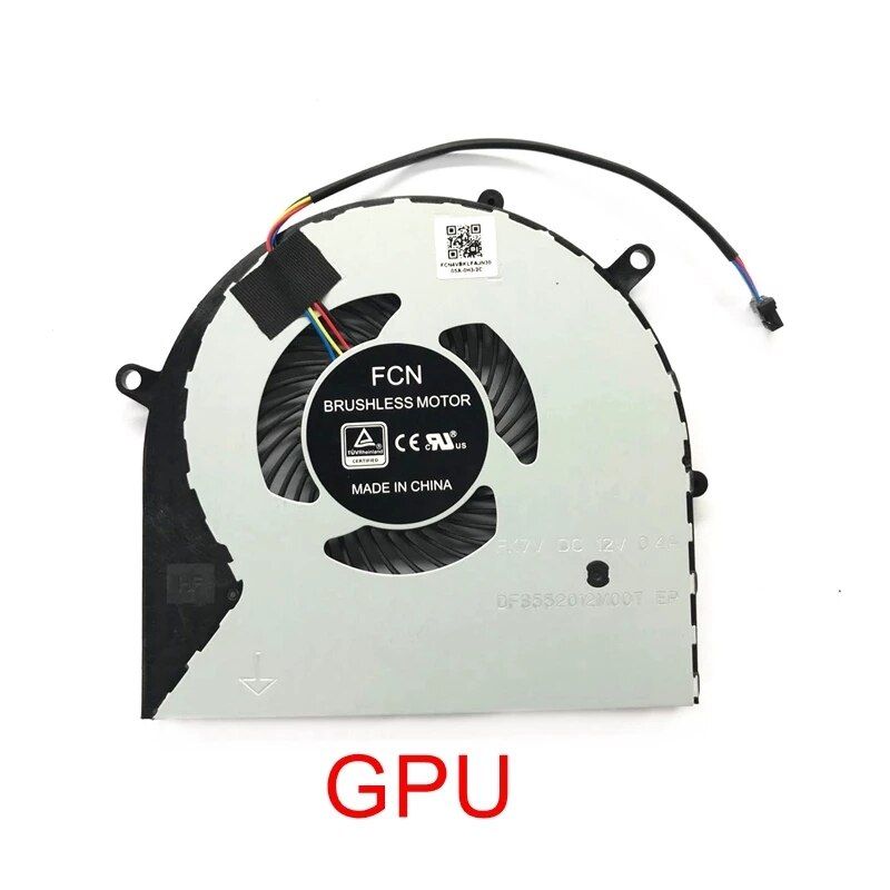 CPU GPU COOLING FAN COOLER FOR ASUS FX63V FX63VM FZ63VM FX63VM7300 FX63VM7700 FX503VM GL503VM GL703VM DC 12V