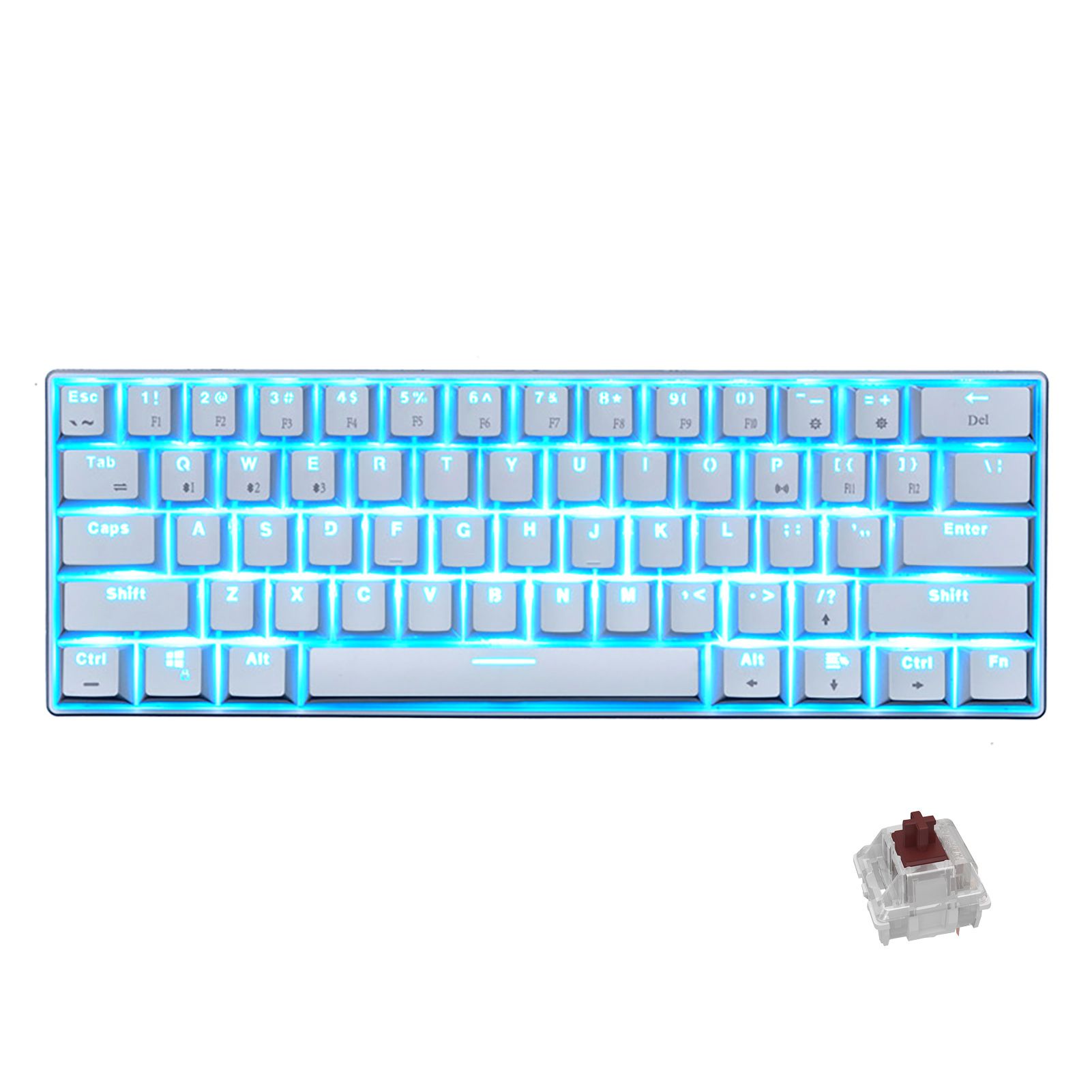 Mechanical Keyboard Sensitive Wired Bluetooth-compatible Gaming Mechanical Keyboard