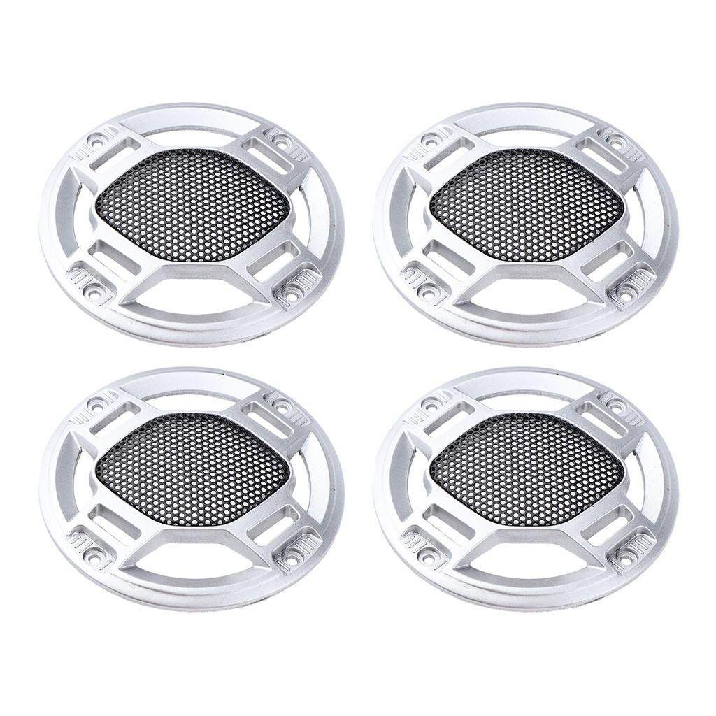 4 Pack 3inch Speaker Cover Decorative Circle Metal Mesh Grille Protection