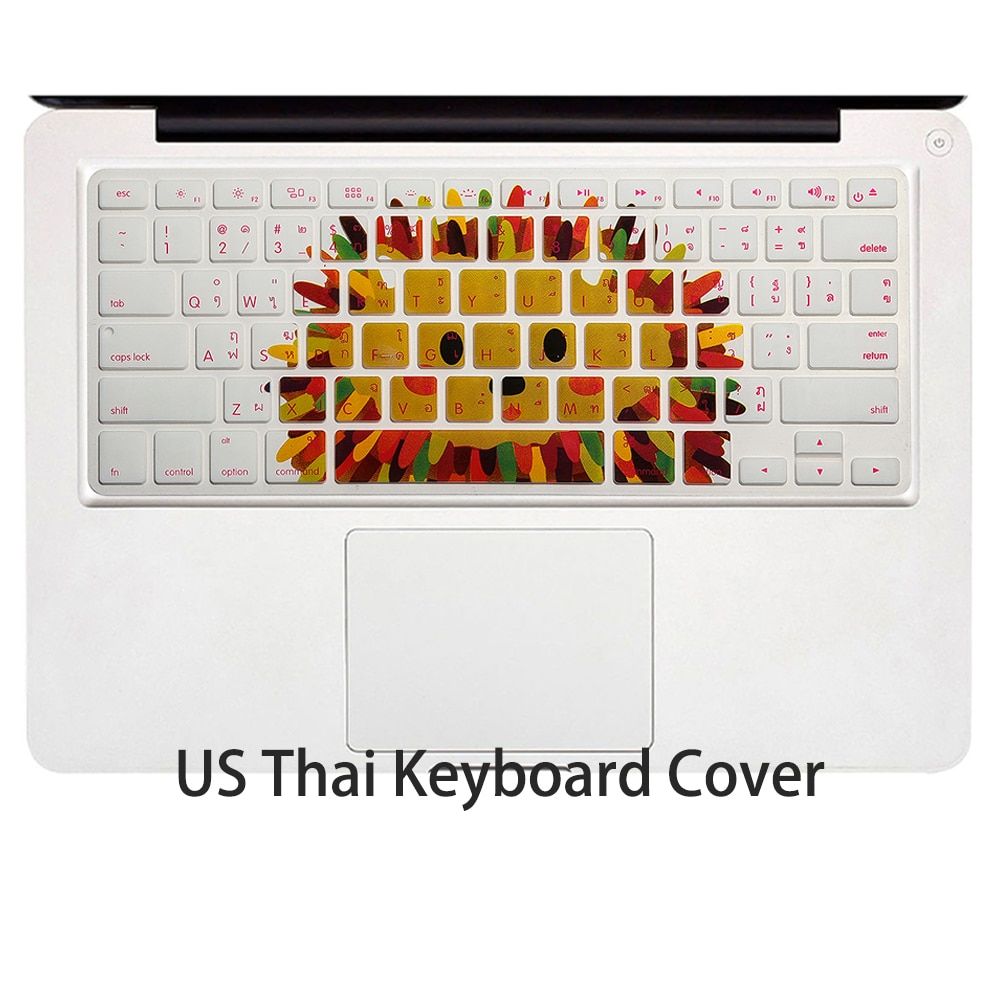 Thai Thailand Silicone keyboard cover for Apple macbook Air Pro Retina 13 15 17 Protective skin for mac book laptop Skin Film